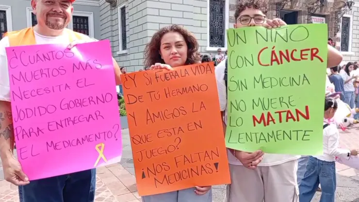 Marcha nacional por falta de medicamentos contra el cáncer en México: Zonas afectadas por manifestantes