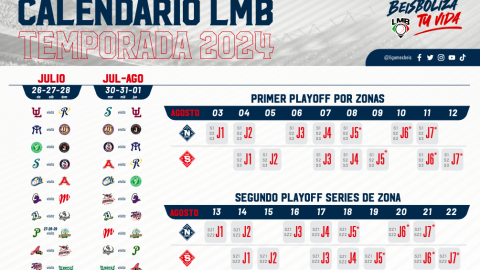 Calendario 2024 de la Liga Mexicana de Beisbol