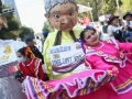 marcha AMLO monigotes Zócalo