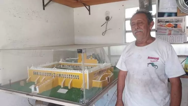 La maqueta del convento de Izamal tiene una impresionante historia