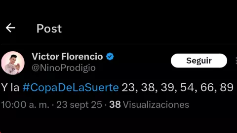 Los números de la suerte de este martes 23 de septiembre