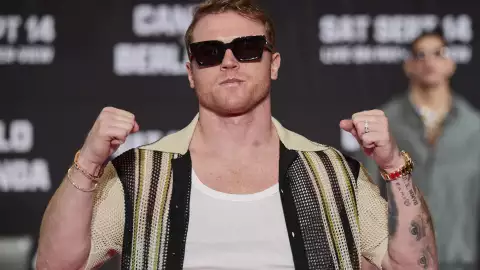 Edgar Berlanga Canelo Álvarez pelea conferencia