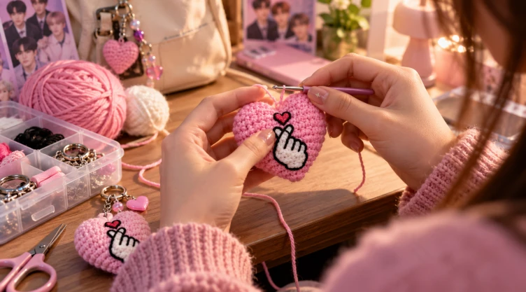 Crochet en tendencia: 4 llaveros adorables que querrás llevar contigo inspirados en el K-pop