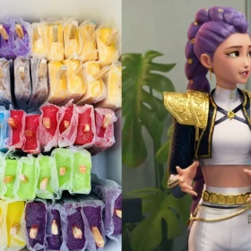 Cómo hacer paletas de hielo de Rumi de las Guerreras Kpop 5 ideas