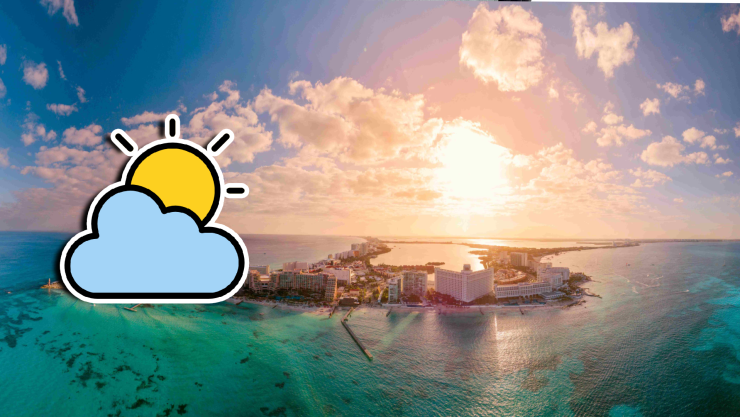 Clima en Cancún y Quintana Roo HOY 27 de diciembre de 2025_ Humedad del Mar Caribe causará ambiente fresco.webp
