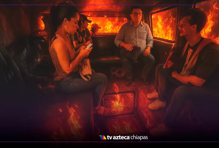 Colectivos en Tuxtla alcanzan hasta 45°C de sensación térmica