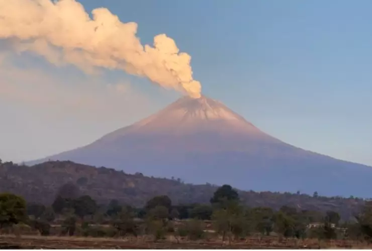 popocatépetl 25 mayo sobrevuelo cráter
