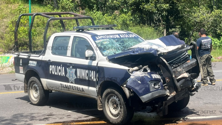 Choque policía