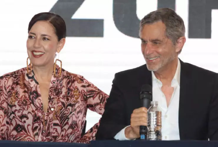 Humberto Zurita y Stephanie Salas