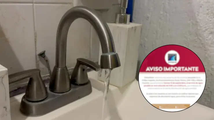 Corte de agua en Mazatlán