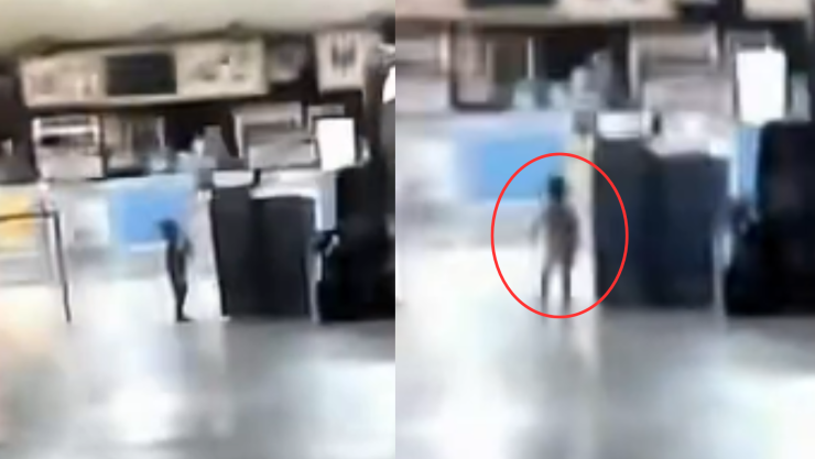 niño fantasma captado en video