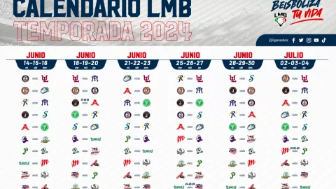 Calendario 2024 de la Liga Mexicana de Beisbol