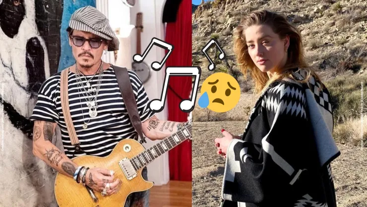Johnny Deep compone canción en contra de Amber Heard.