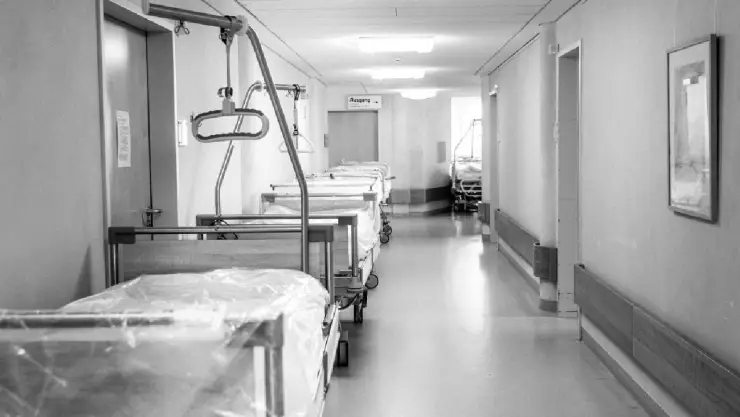 nina en hospital
