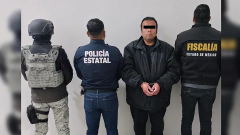 Sujeto es detenido por asesinato de agente de FGR en Ecatepec.