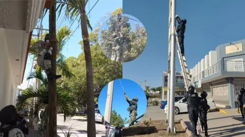 Retiran cámaras de video ubicadas en las calles de Culiacán, Sinaloa. .jpg