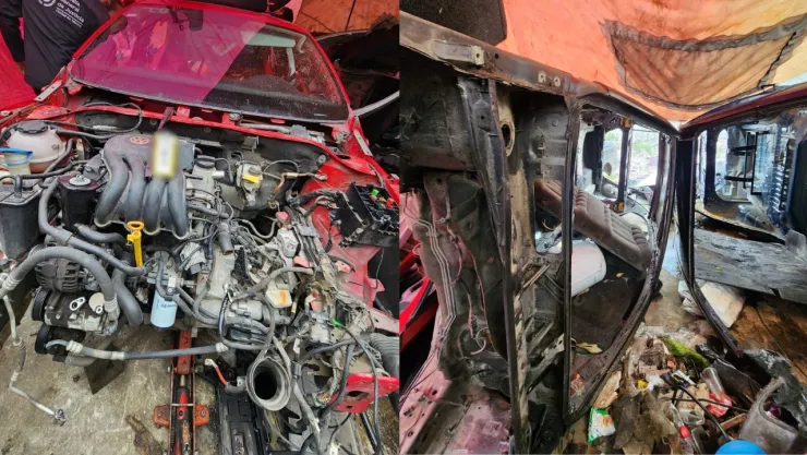 CDMX: Por un cateo en la GAM, descubren 4 autos robados a punto de ser desmantelados