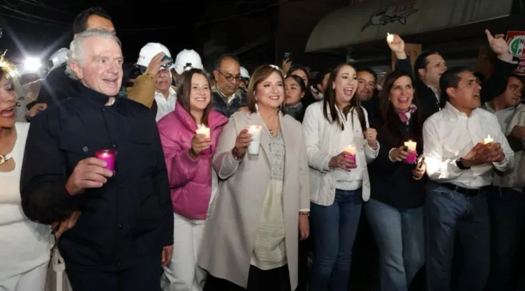 Inicio de campañas 2024 en vivo Xóchitl Gálvez arranca con caminata nocturna por Fresnillo, Zacatecas