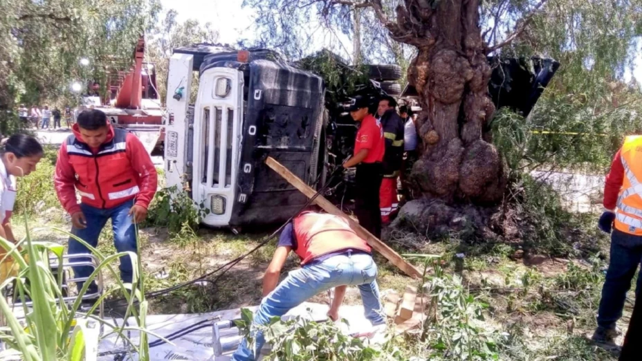 accidente muerto tecamachalco