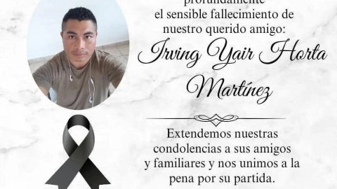 Último adiós Irving Yair Horta Martínez