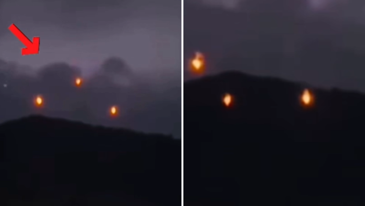 Misterio en cerro de Irapuato: Captan supuestas “bolas de fuego” flotando en la noche