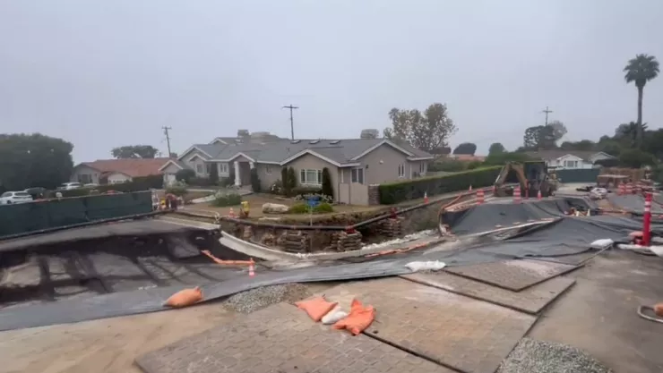 Ciudad de California se está hundiendo