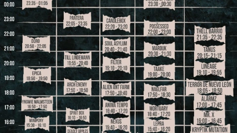 Horarios Heaven and Hell 2022