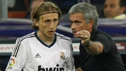 Modric y Mourinho