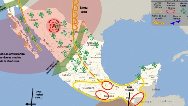 clima mexico 10 de junio