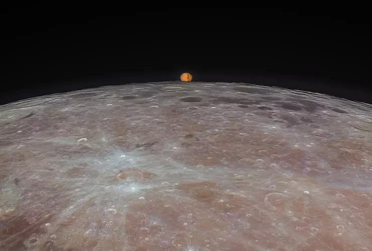 la ocultación de la luna