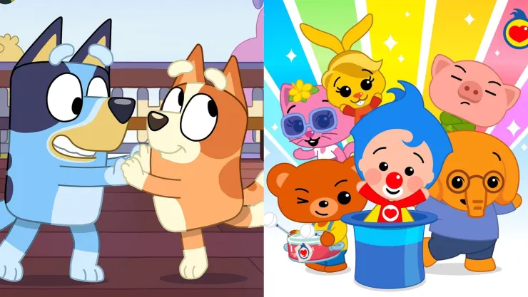 4 capítulos de Plim Plim y Bluey para enseñar a los niños sobre la paciencia, el cariño y la toma de decisiones