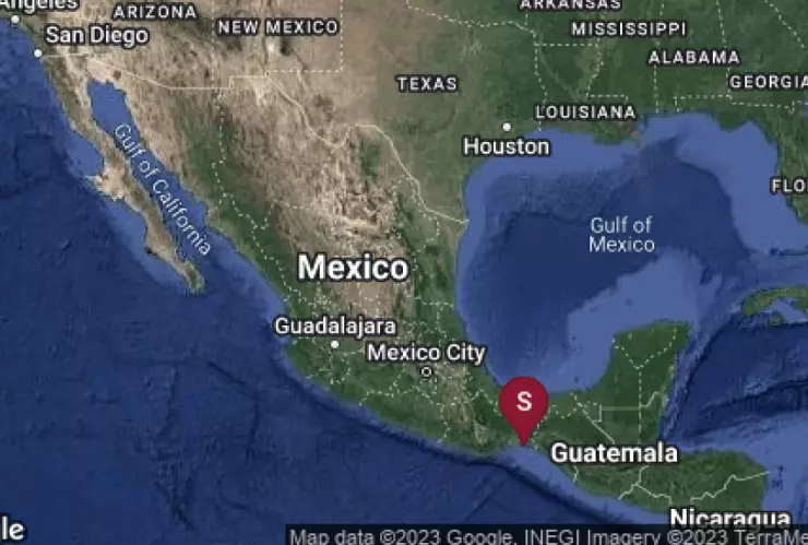 Se registra sismo magnitud preliminar 6.2 al sureste de Unión Hidalgo, #Oaxaca.