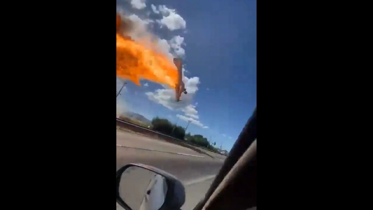 El accidente ocurrido en Talca, Chile, fue grabado por un automovilista que circulaba por la zona.