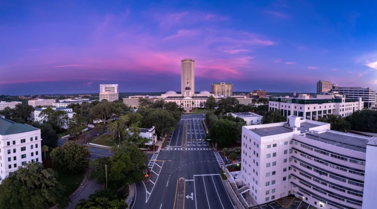 Calles de la ciudad de Tallahassee