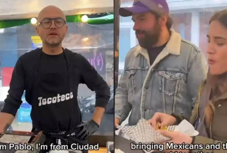 Juarense triunfa con tacos en Ámsterdam