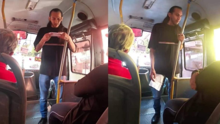 Un presunto ladrón olvida diálogo y saca ‘acordeón’ para cometer robo en combi