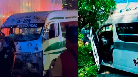 Accidente de colectivo Tuxtla Gutiérrez