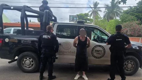 Hombre detenido en Navolato