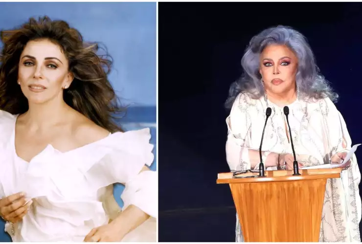 Verónica Castro de joven