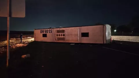 La vialidad quedó obstruida alrededor de 3 horas