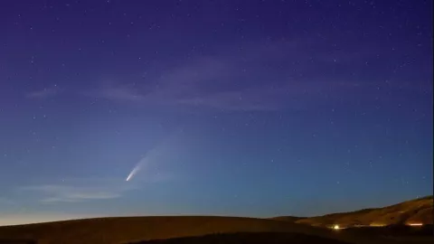 nasa habla de la aparicion del cometa verde en la tierra