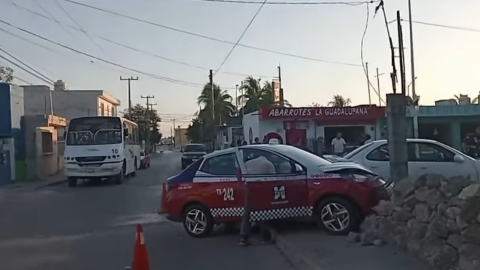FOTOS: Fuerte accidente deja importantes daños en Campeche