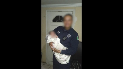 Rescatan a la bebé Alizon que fue robada en Sonora