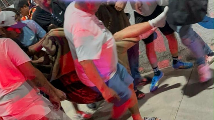 Balacera durante partido de futbol deja tres heridos.