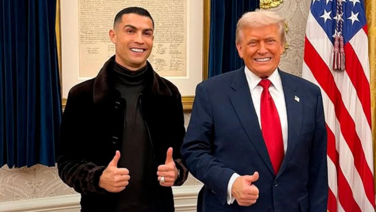 Cristiano Ronaldo y Donald Trump