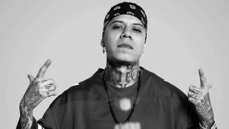 ¿Se viene colaboración del rap con rock? Santa Fe Klan es captado con una leyenda mexicana.jpg