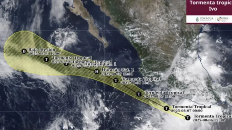 ¿La tormenta tropical Ivo tocará tierra en México? Seguimiento y pronóstico