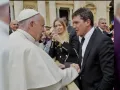 famosos con el papa francisco