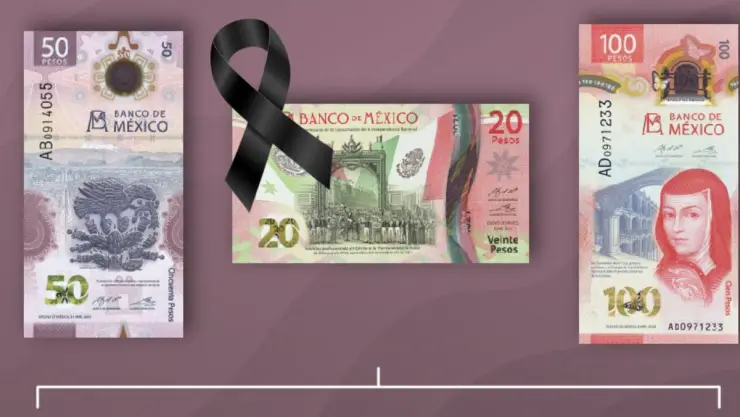 Billetes de $20 pesos