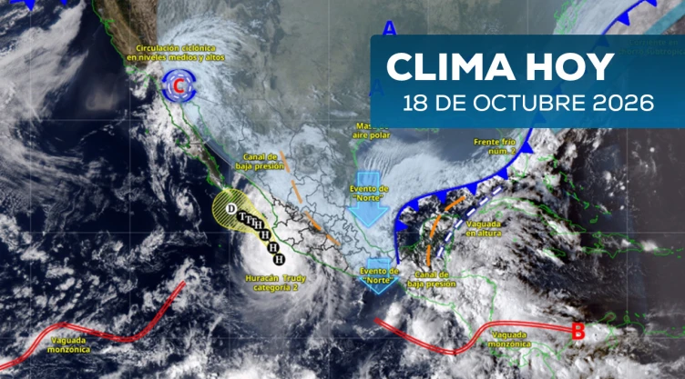 Frente frío número 2 afectará el clima en México
